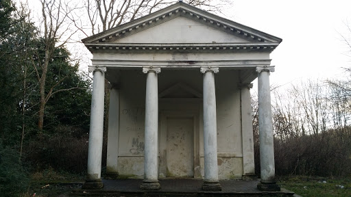 Summer House portico, Tring Park Woods.