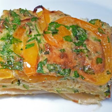 Asparagus, Zucchini, and Yellow Pepper Frittata