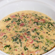 Spinach and Bacon Cheese Dip