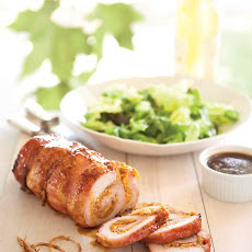 Peach-Stuffed Pork