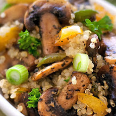 Quinoa Mushroom Pilaf
