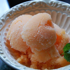 Meyer Lemon and Cantaloupe Ice