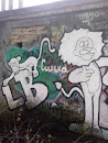 Monkey and Lion Graffiti
