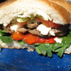 Roast Beef and Red Pepper Sandwiches
