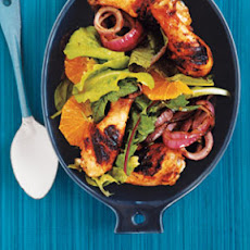 Grilled Chicken Legs with Orange and Rosemary