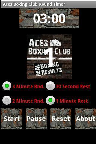Aces Boxing Club Round Timer