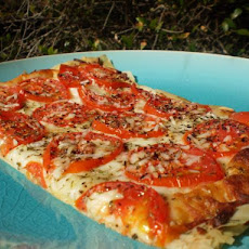 Tomato Phyllo Pizza
