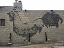 Giant Rooster Mural