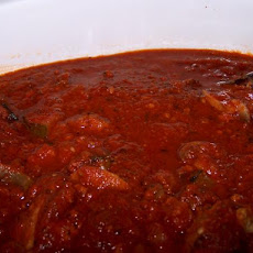 My Low Fat Option Spaghetti Sauce