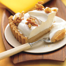 Caramel Pudding Tart with Almond Shortbread Crust