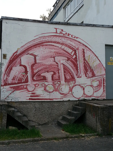 Red Cyron Mural