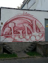 Red Cyron Mural