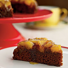 Pineapple Upside-Down Gingerbread Cake