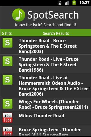 spotsearch-for-spotify-ads for android screenshot