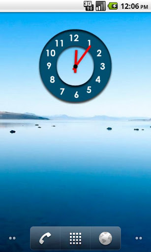 【免費個人化App】Jetpad Blue Analogue Clock-APP點子