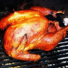Barbecued Turkey with Maple-Mustard Glaze
