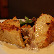 Wild Mushroom Bread Pudding
