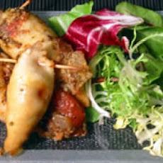Spicy Stuffed Squid