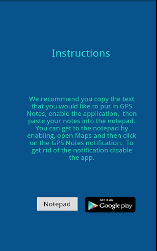 GPS Notepad