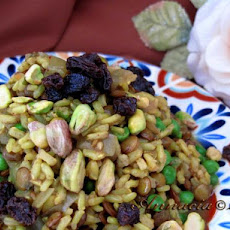 Spicy  Lentil Rice Pilaf