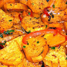 Onion Roasted Sweet Potatoes