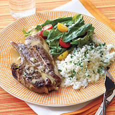Lamb Chops with Tahini Sauce
