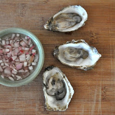 Oysters with Mignonnette Sauce