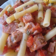 Tomato Sausage Ziti
