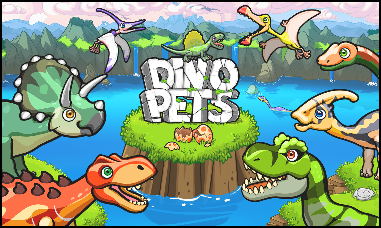 Android application Dino Pets screenshort