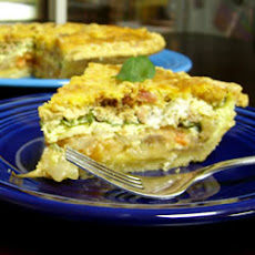Tomato and Basil Quiche