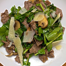 Dinner Tonight: Steak Salad with Balsamic and Wilted Arugula