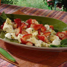Limoncello Macerated Strawberries with Mascarpone and Pistachios