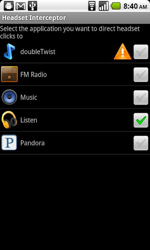 headset-interceptor for android screenshot