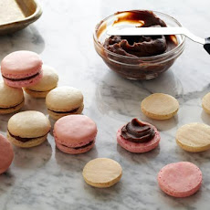Chocolate Filled Almond Macarons