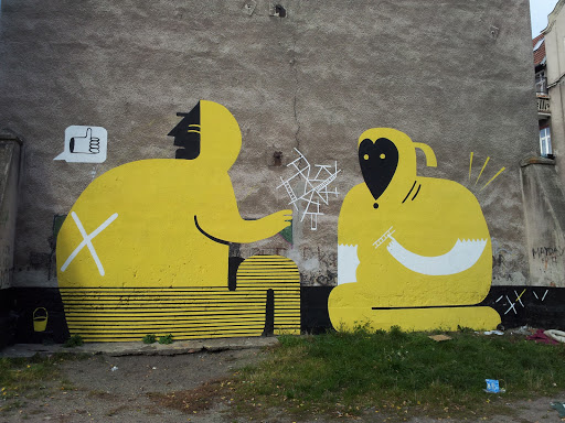 Yellow People Graffiti 