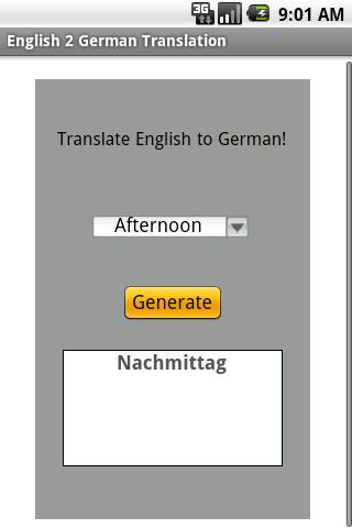 English 2 German Translator