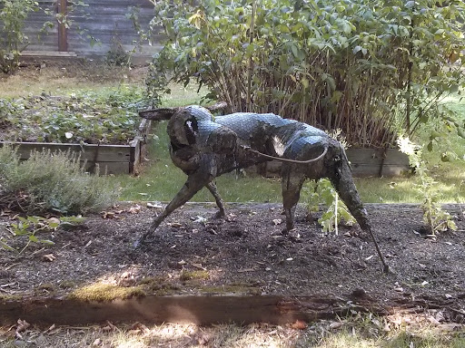 Metal Calf Sculpture