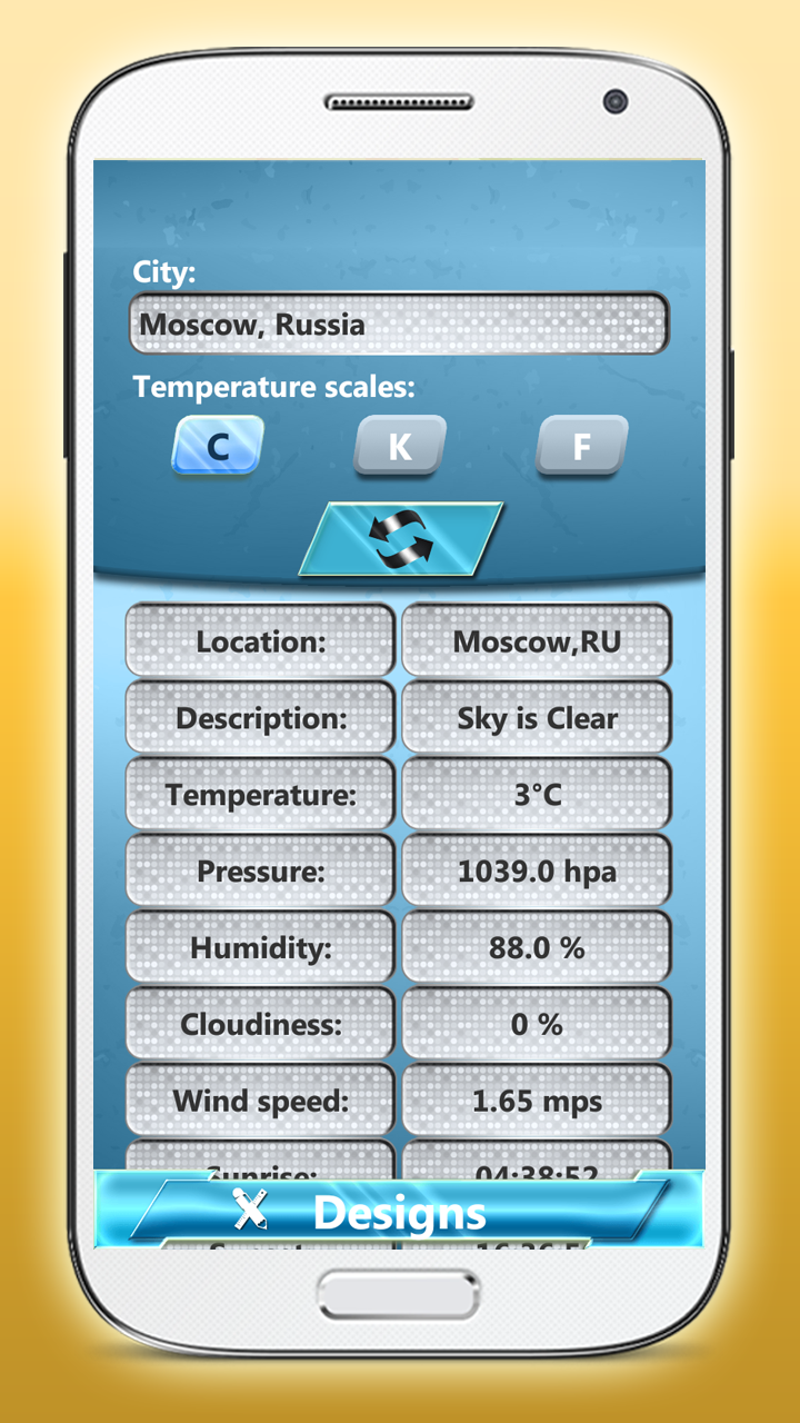Android application Digital Clock Weather Widget screenshort