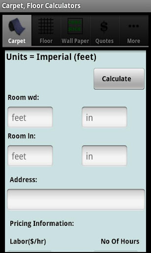 Carpet Floor Calculators