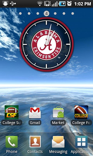 【免費運動App】Official Alabama Live Clock-APP點子