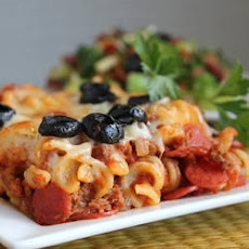 Baked Pepperoni Pasta Casserole