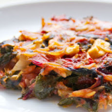 Baked Orzo with Chard, Feta and Dill