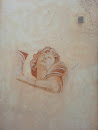 Mural Dromende Vrouw