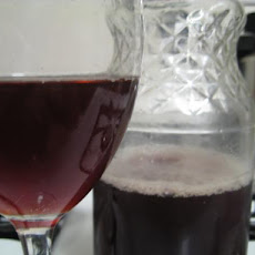 Homemade Black Currant Wine