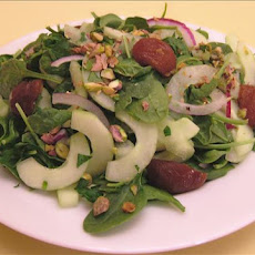 Armenian Spinach Plum Salad