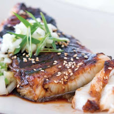 Sea Bass with Soy Glaze Recipe