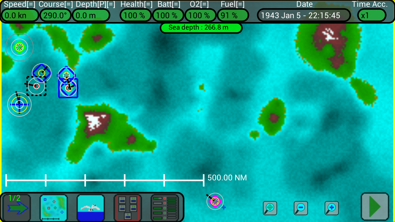 Android application U-Boat Simulator screenshort