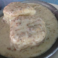 Vegan Biscuits and Gravy (Using Bisquick)