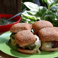 Green Chile Cheeseburgers