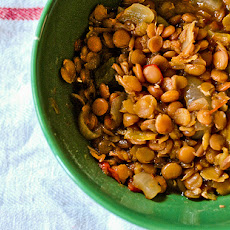 Chunky Lentil-Cashew Soup